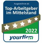 Liftstar Auszeichung: Top-Arbeitgeber im Mittelstand 2022 von yourfirm