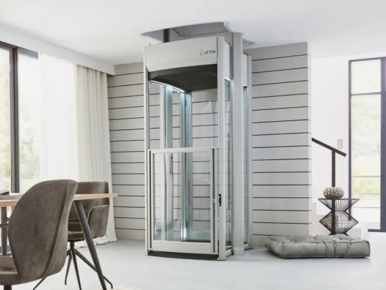 homelift-2.png Einbaubeispiel eines Homelifts in einem modernen Zuhause